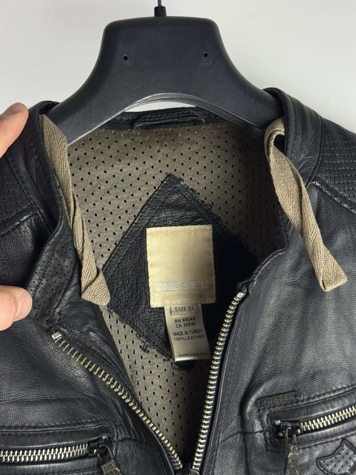 Diesel Diesel Lewa Grand Master Racer Motorcycle Leather Jacket Size US L / EU 52-54 / 3 - 8 Thumbnail
