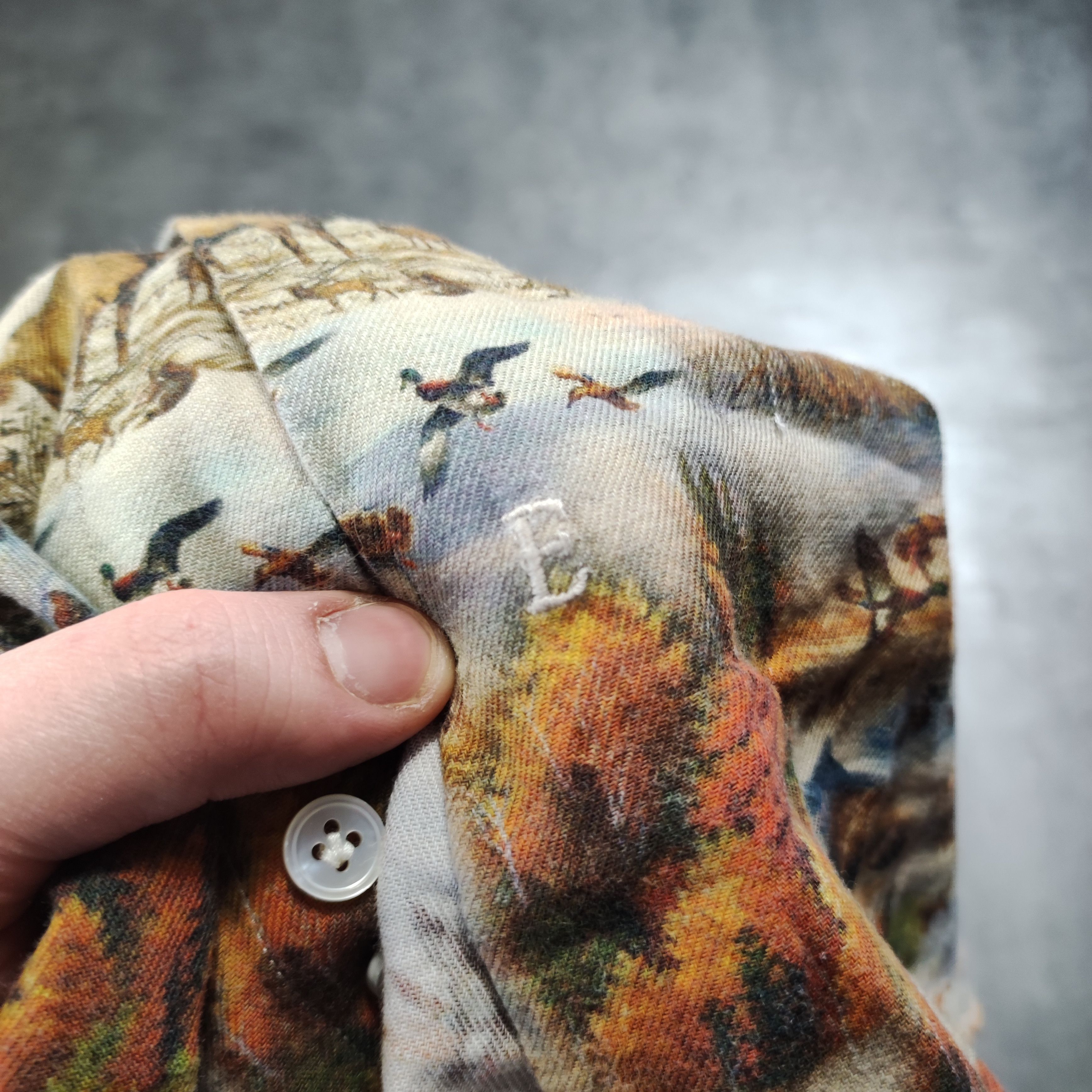Emmett × Vintage Vintage RARE Emmett London Alaska USA Full Print Shirt Size US XL / EU 56 / 4 - 8 Thumbnail