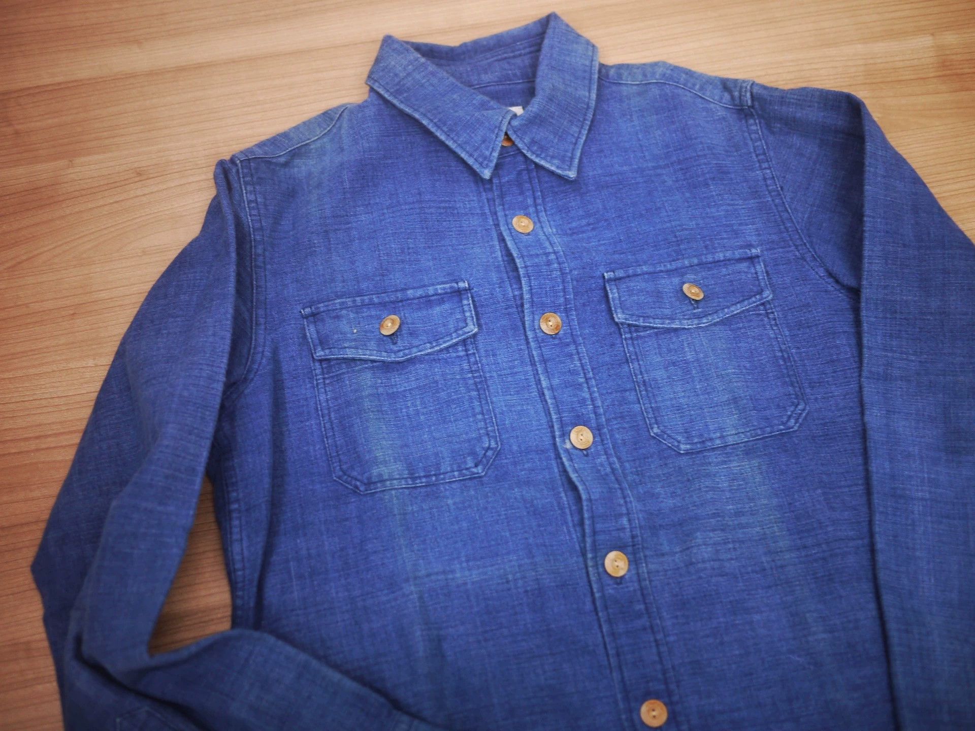 Visvim men's VISVIM Black Elk Flannel Shirt Indigo 1 Size US S / EU 44-46 / 1 - 4 Thumbnail