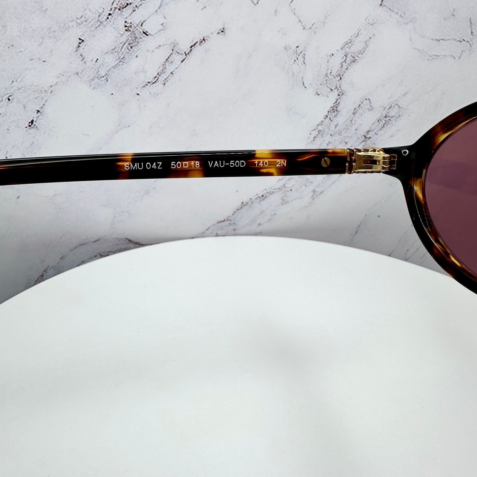 Miu Miu MIU MIU Sunglasses New Brown Gold Metal Logo Authentic Size ONE SIZE - 5 Thumbnail