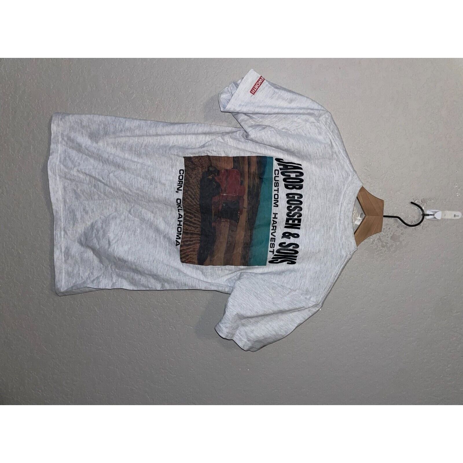 Jerzees Vintage Jacob Gossen & Sons Shirt Custom Corn OK Tee 90s S Size US S / EU 44-46 / 1 - 7 Thumbnail