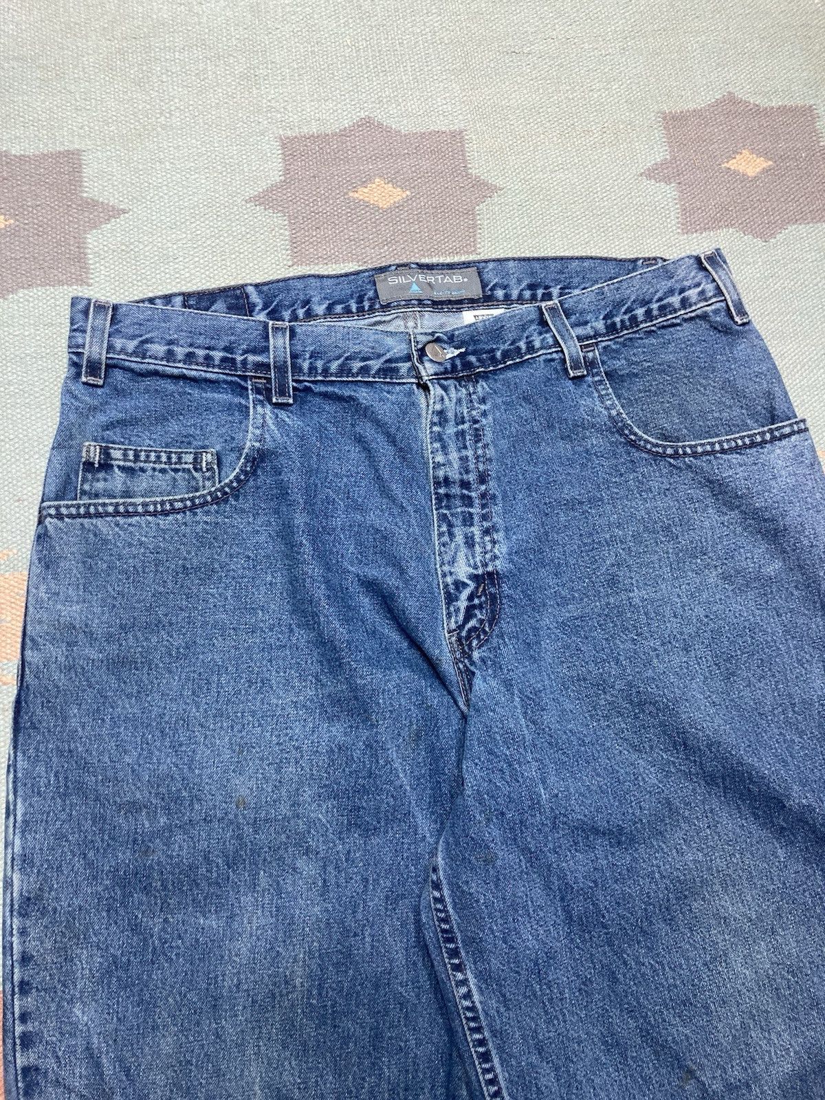 Levi's × Vintage Vtg 90s y2k baggy jeans Levi’s silvertab skater grunge 36x30 Size US 36 / EU 52 - 7 Thumbnail