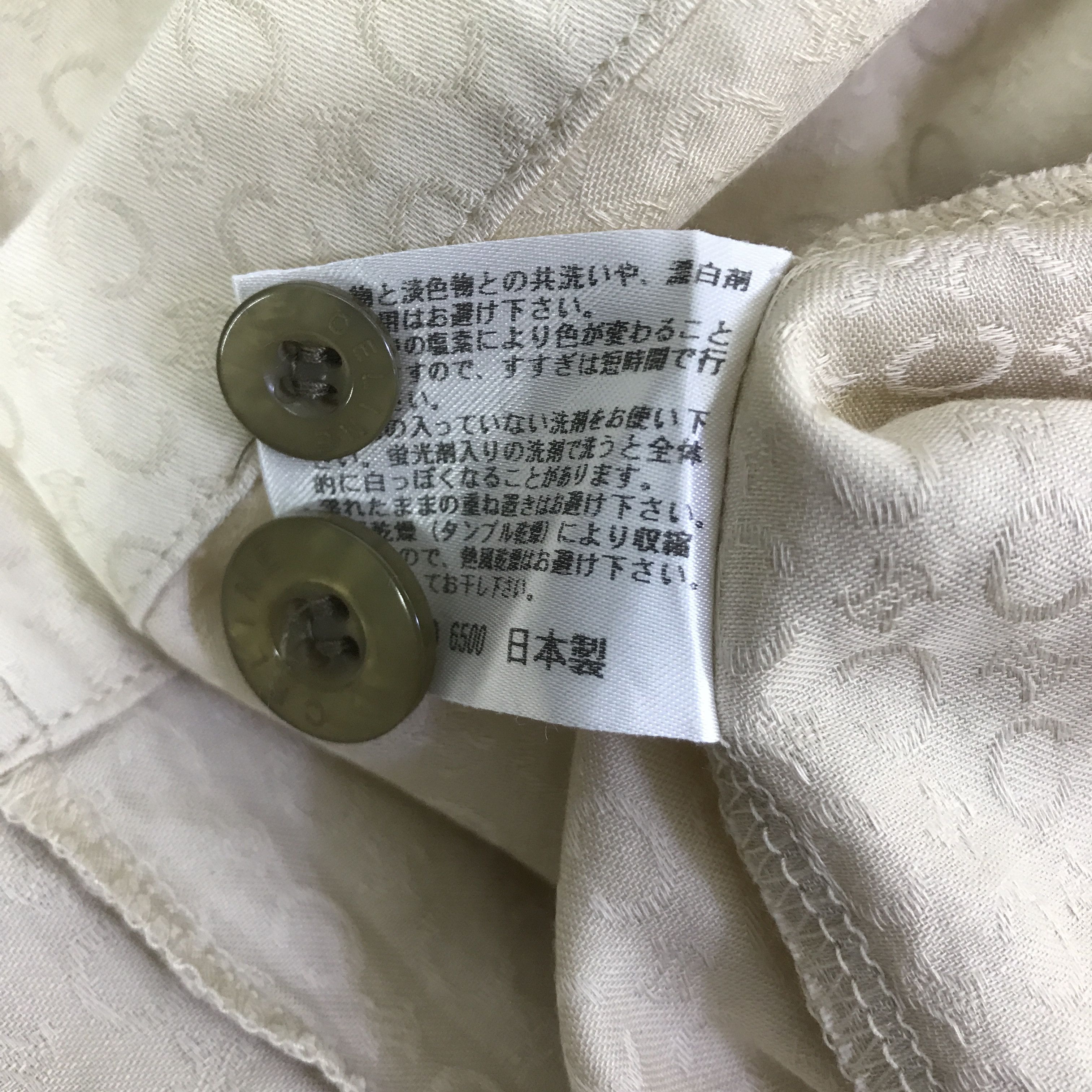 Celine CELINE LONG SLEEVE BUTTON UP T-SHIRT K93B40 Size US L / EU 52-54 / 3 - 12 Thumbnail