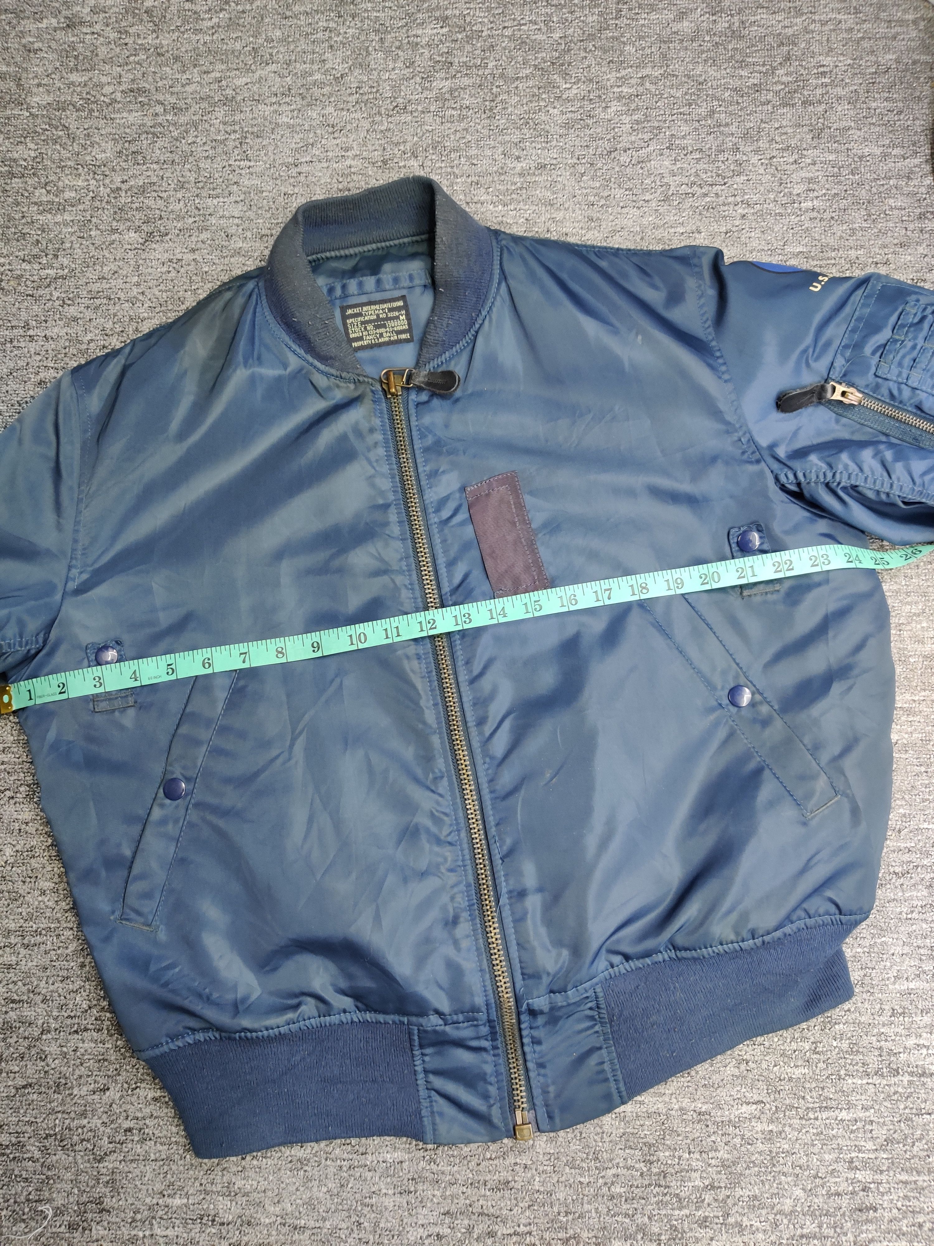 Vintage Vintage Fancy Ball Us Air Force Ma-1 Bomber Flight Jacket Size US M / EU 48-50 / 2 - 15 Thumbnail