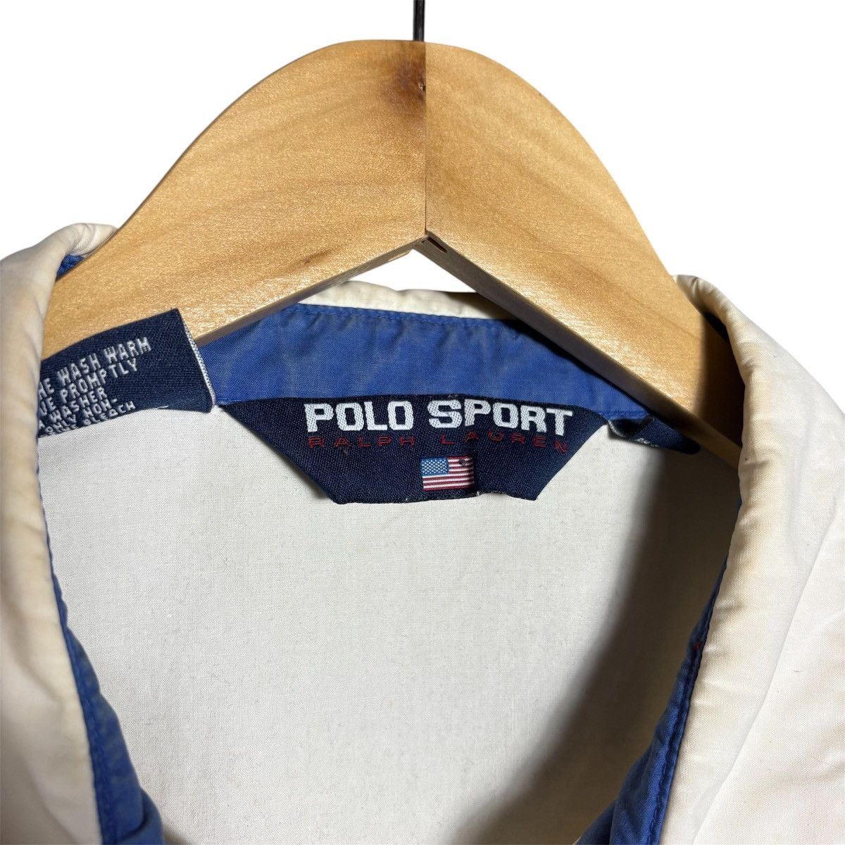 Polo Ralph Lauren × Vintage Vintage 90s Polo Sport Ralph Lauren Logo Bomber Jacket Size US XL / EU 56 / 4 - 5 Thumbnail