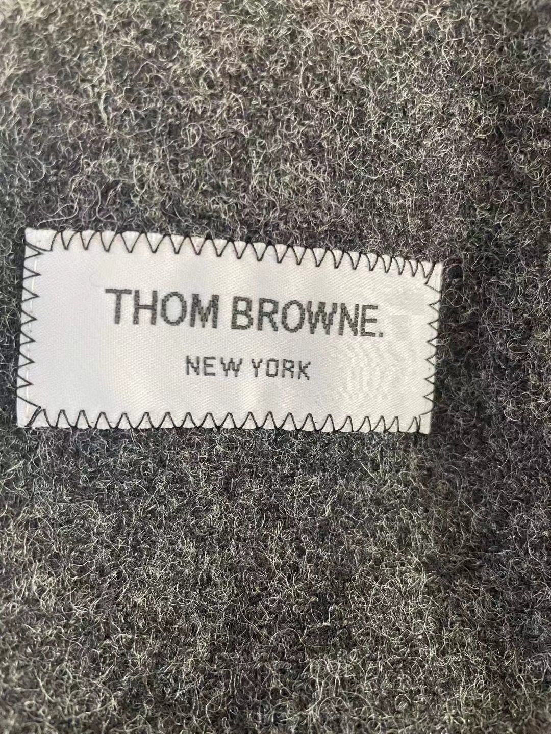 Thom Browne Thom Browne Bicolor Wool Chesterfield Overcoat Size US S / EU 44-46 / 1 - 4 Thumbnail