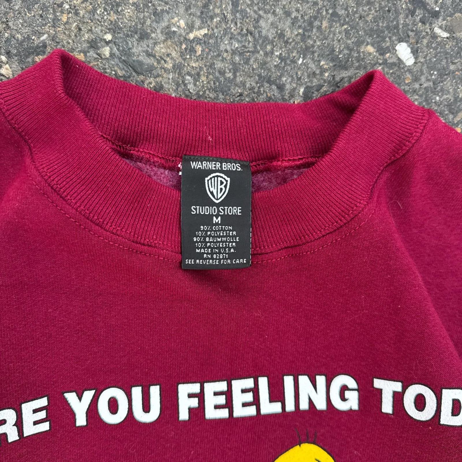 Warner Bros Vintage Warner Bros Tweety Emotions Crewneck – Size Medium Size M / US 6-8 / IT 42-44 - 4 Thumbnail