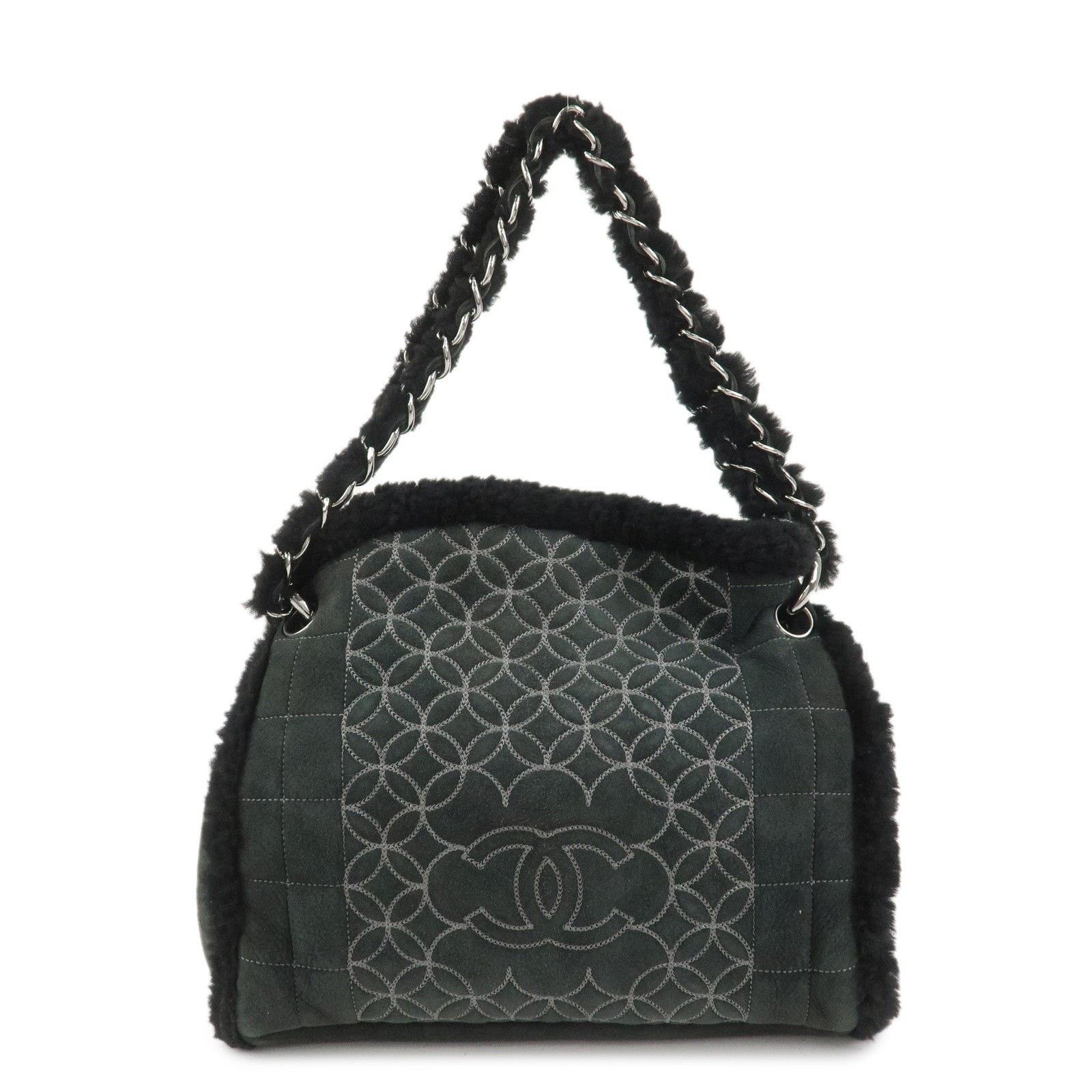 Chanel Chanel Mouton Leather Shoulder Bag Black Size ONE SIZE - 1 Thumbnail