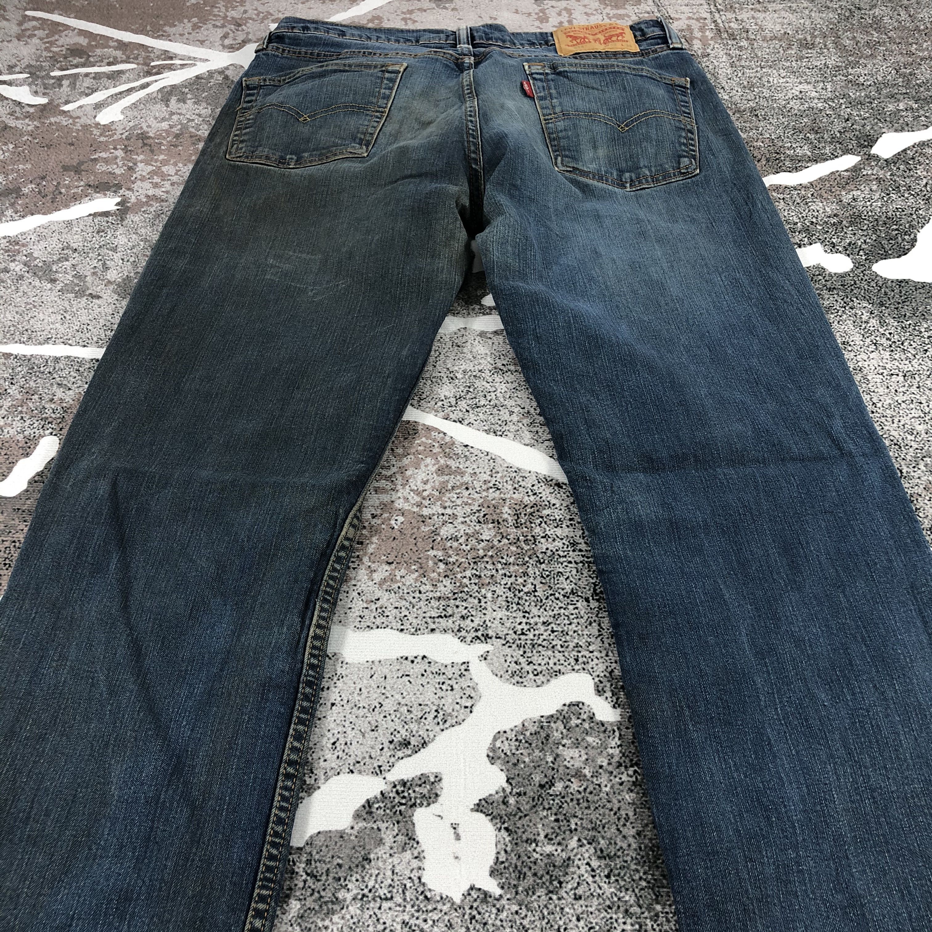 Levi's Vintage Levis 514 Jeans Dirty Blue Wash Denim KJ569 Size US 32 / EU 48 - 4 Thumbnail