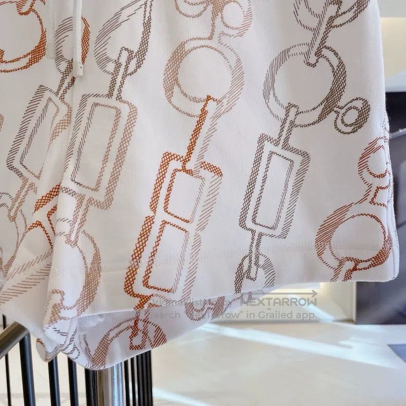 Hermes Hermes Swirling melody printed shorts Size 42" / US 20 - 4 Thumbnail