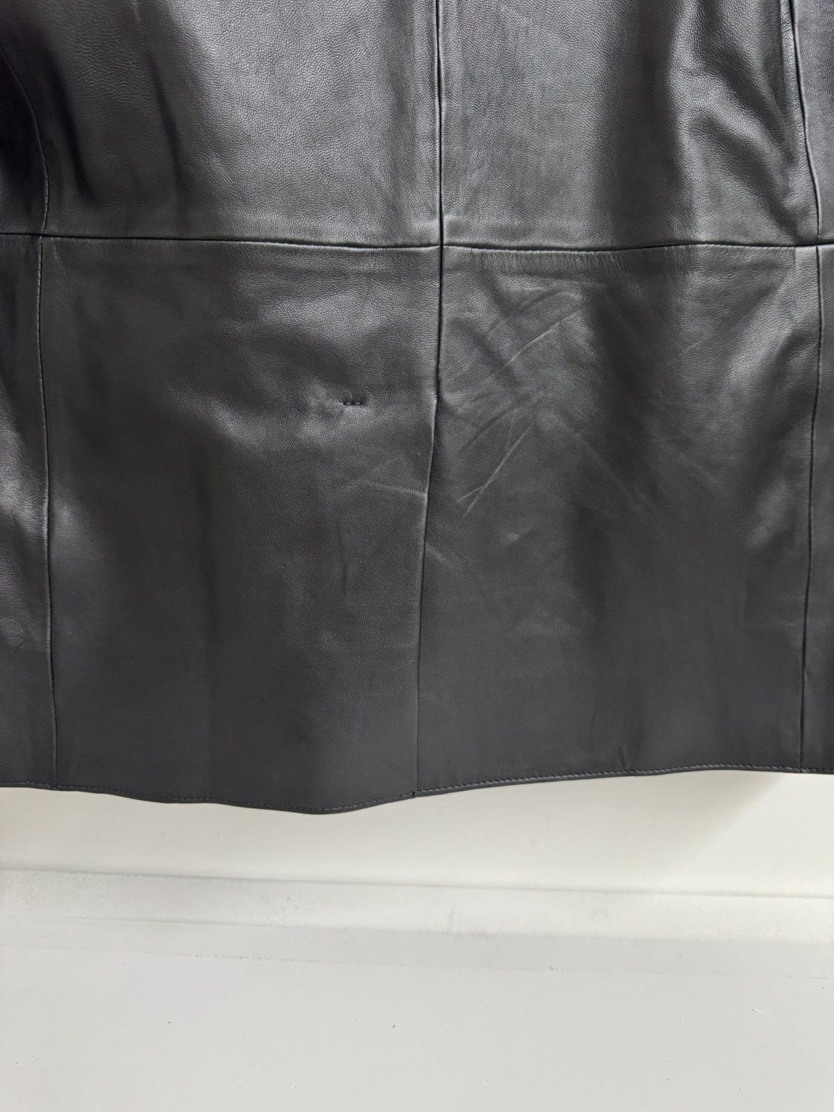 Cos COS Black Leather Blazer – Lambskin – Size 40R – Minimalist Size US M / EU 48-50 / 2 - 7 Thumbnail