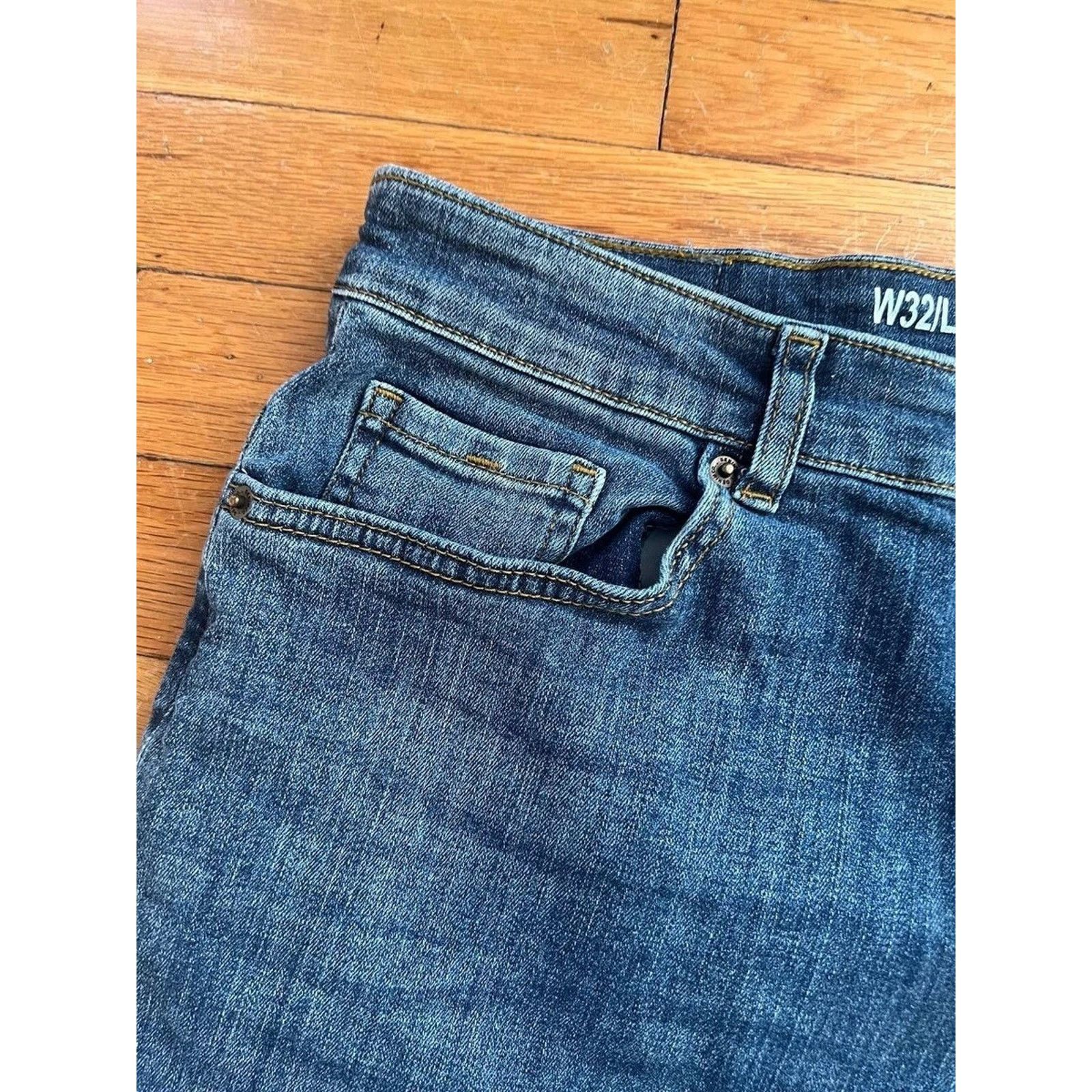 Denim & Co. Denim & Co. Mens Denim Jeans Button Fly Stretc 32/32 A000863 Size US 32 / EU 48 - 5 Thumbnail