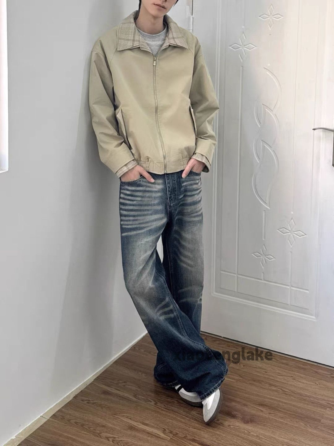 Jean Xtl washed faded punk grunge bootcut flared jeans Size US 33 - 5 Thumbnail
