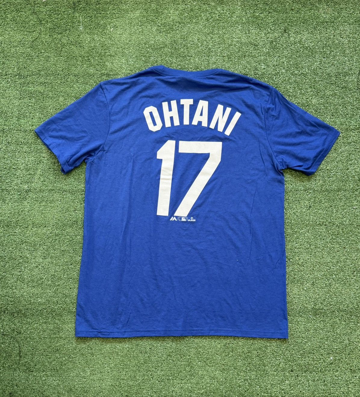 Majestic Majestic Los Angeles Dodgers #17 Shohei Ohtani Men's Blue Size US XL / EU 56 / 4 - 4 Thumbnail