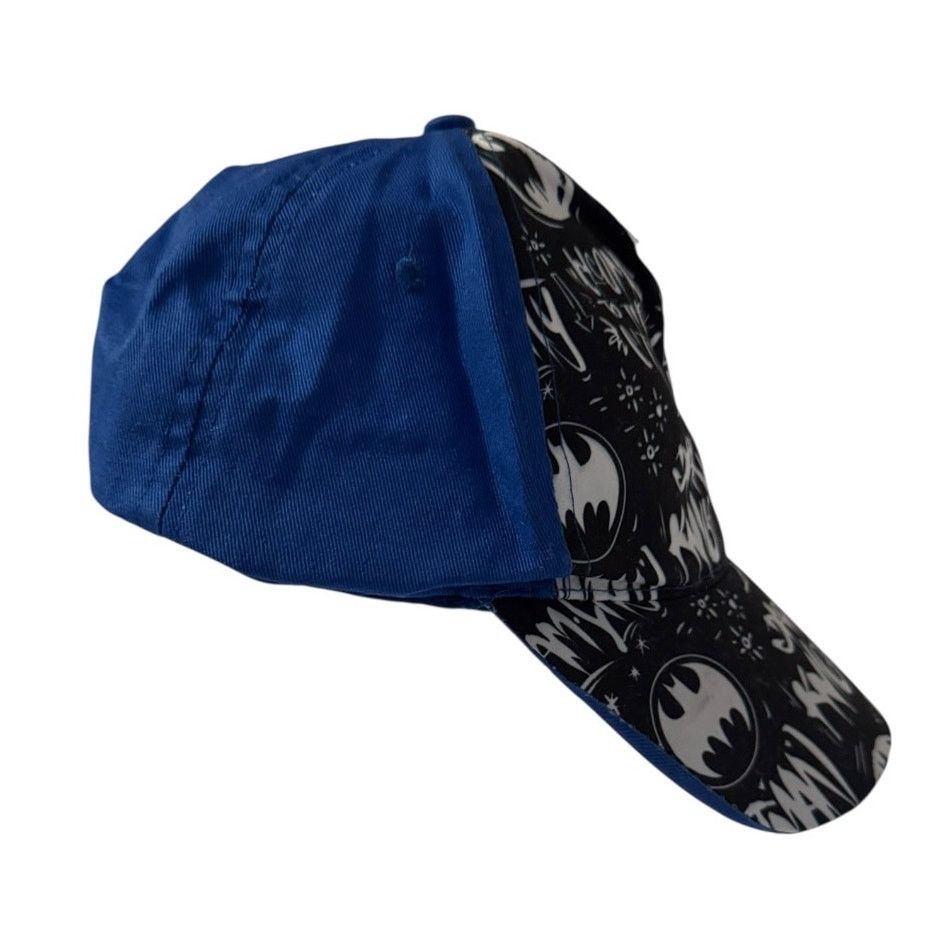DC Comics DC Comics Batman Dark Knight Cap Blue Black White Adjustable Size ONE SIZE - 3 Thumbnail