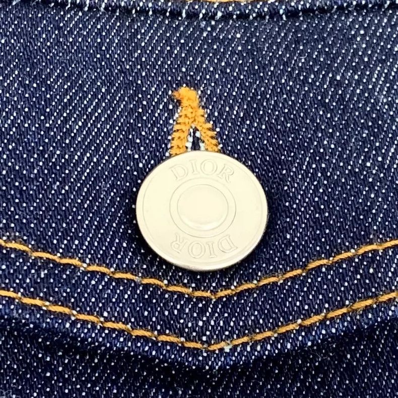 Dior Dior Blue Logo Cotton Denim Jacket-2505 Size US XS / EU 42 / 0 - 5 Thumbnail