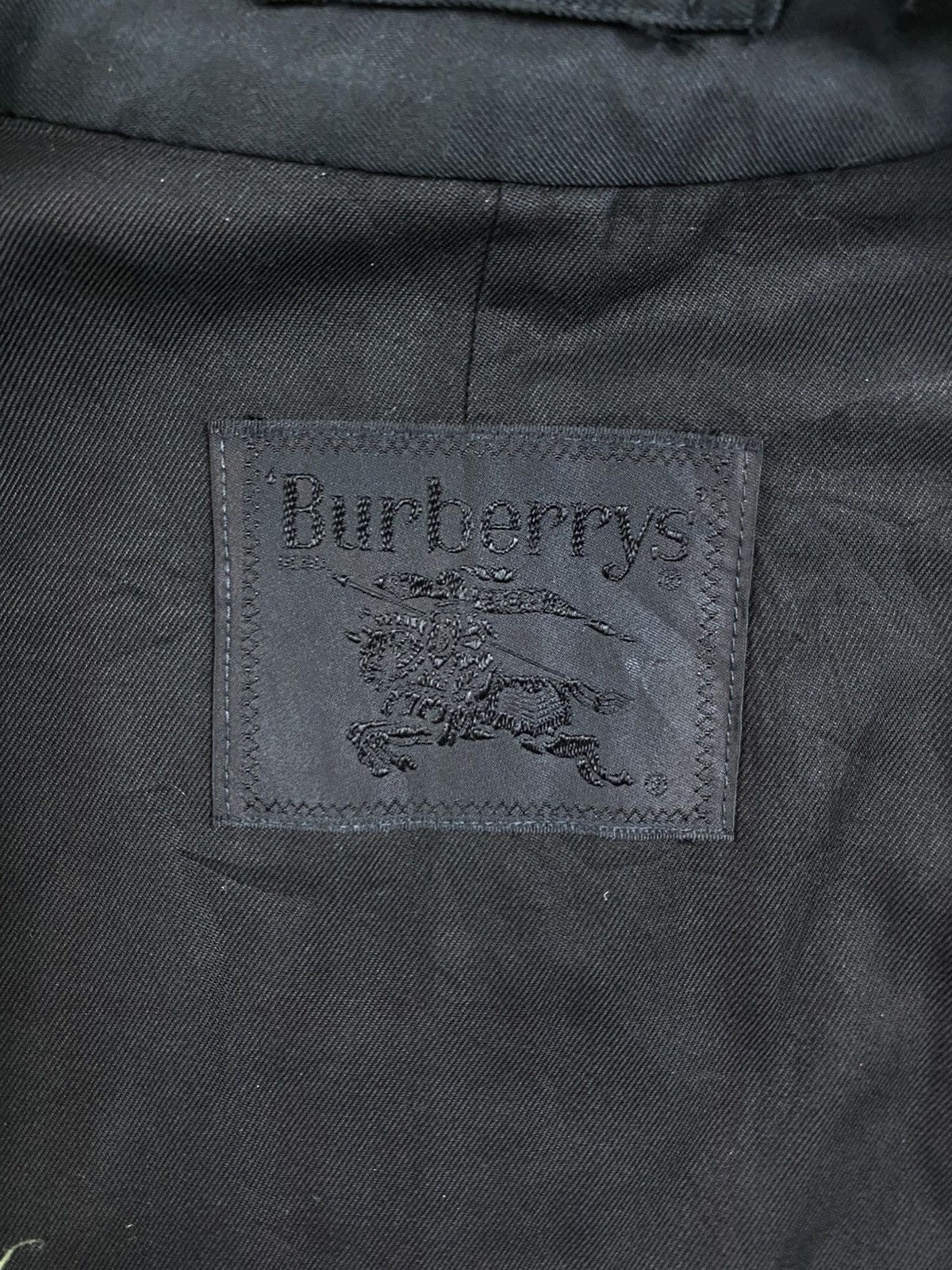 Burberry Vintage Burberry Full Black Trench Coat Size M / US 6-8 / IT 42-44 - 12 Thumbnail