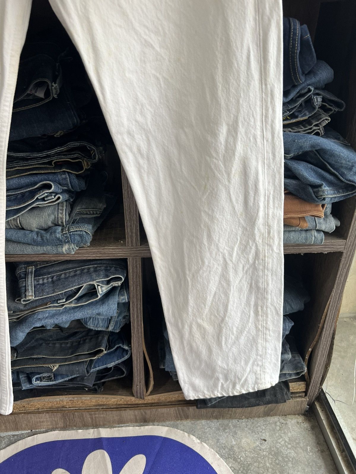 Levi's Vintage Clothing 🔥Vintage Levis 501 Button 552 Denim Size US 30 / EU 46 - 6 Thumbnail