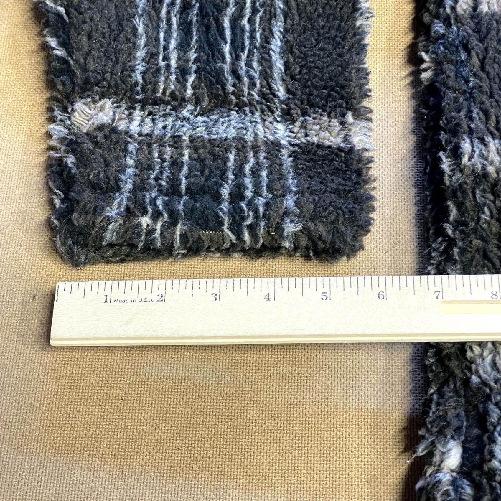 Vintage VINTAGE Black Ice Pullover Sweater Mens XL Gray Plaid Fuzzy Sherpa Fleece Made USA Size US XL / EU 56 / 4 - 6 Thumbnail