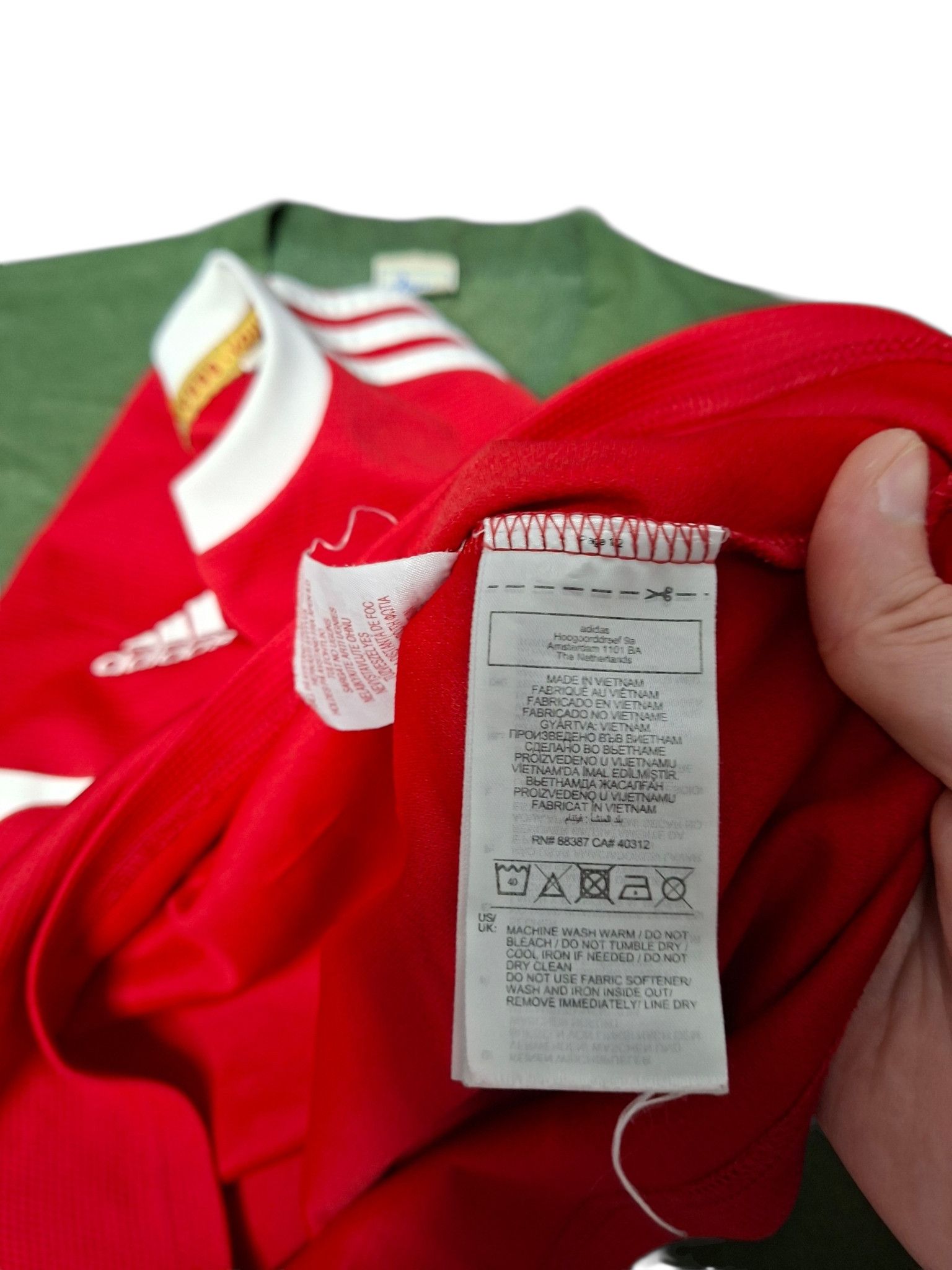 Adidas RONALDO MANCHESTER UNITED ADIDAS 2021/2022 SOCCER JERSEY Size US XS / EU 42 / 0 - 7 Thumbnail