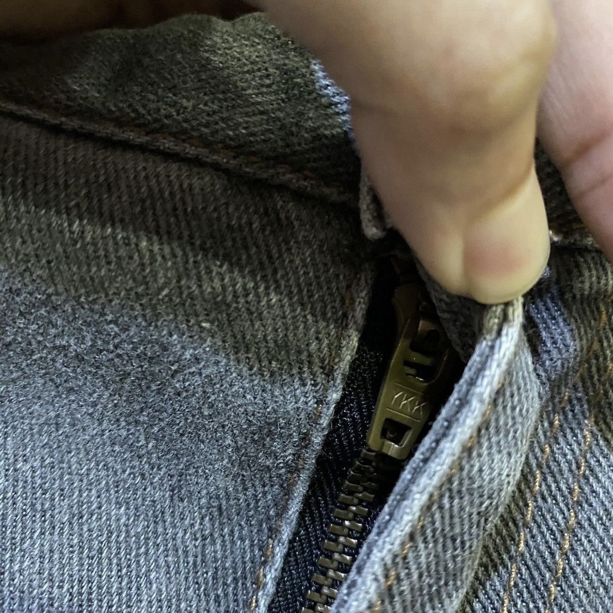 Kansai Yamamoto Kansai 02 Flare Jeans: Button Hem Denim Boot Cut, Y2K Size US 32 / EU 48 - 9 Thumbnail