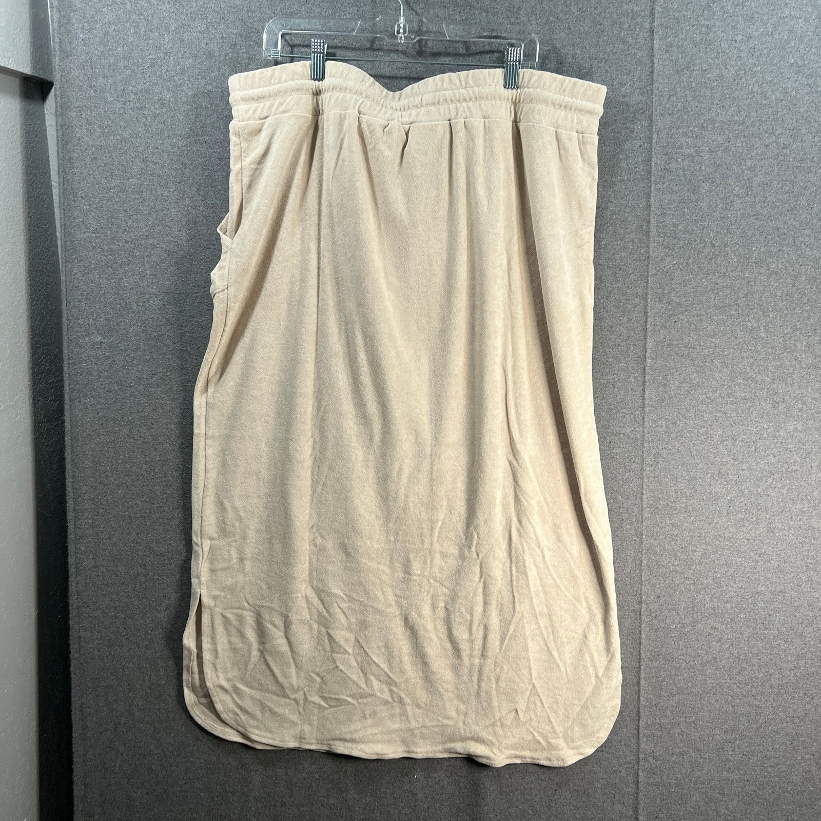Other Belle Beach by Kim Gravel Poolside Terry Maxi Skirt Sand Size 30" / US 8 / IT 44 - 2 Thumbnail