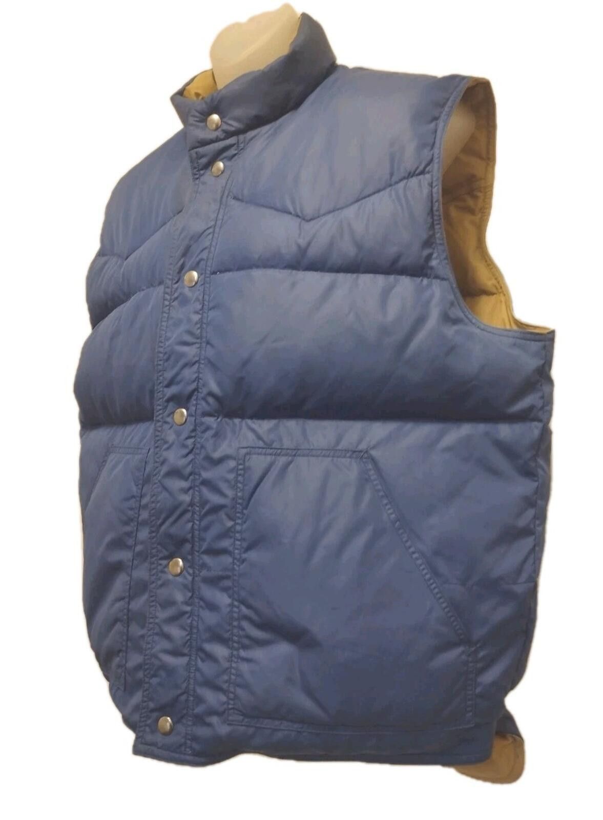 Pacific Trail VTG 80s Pacific Trail Reversible Down Vest Tan/Blue L Size US L / EU 52-54 / 3 - 3 Thumbnail