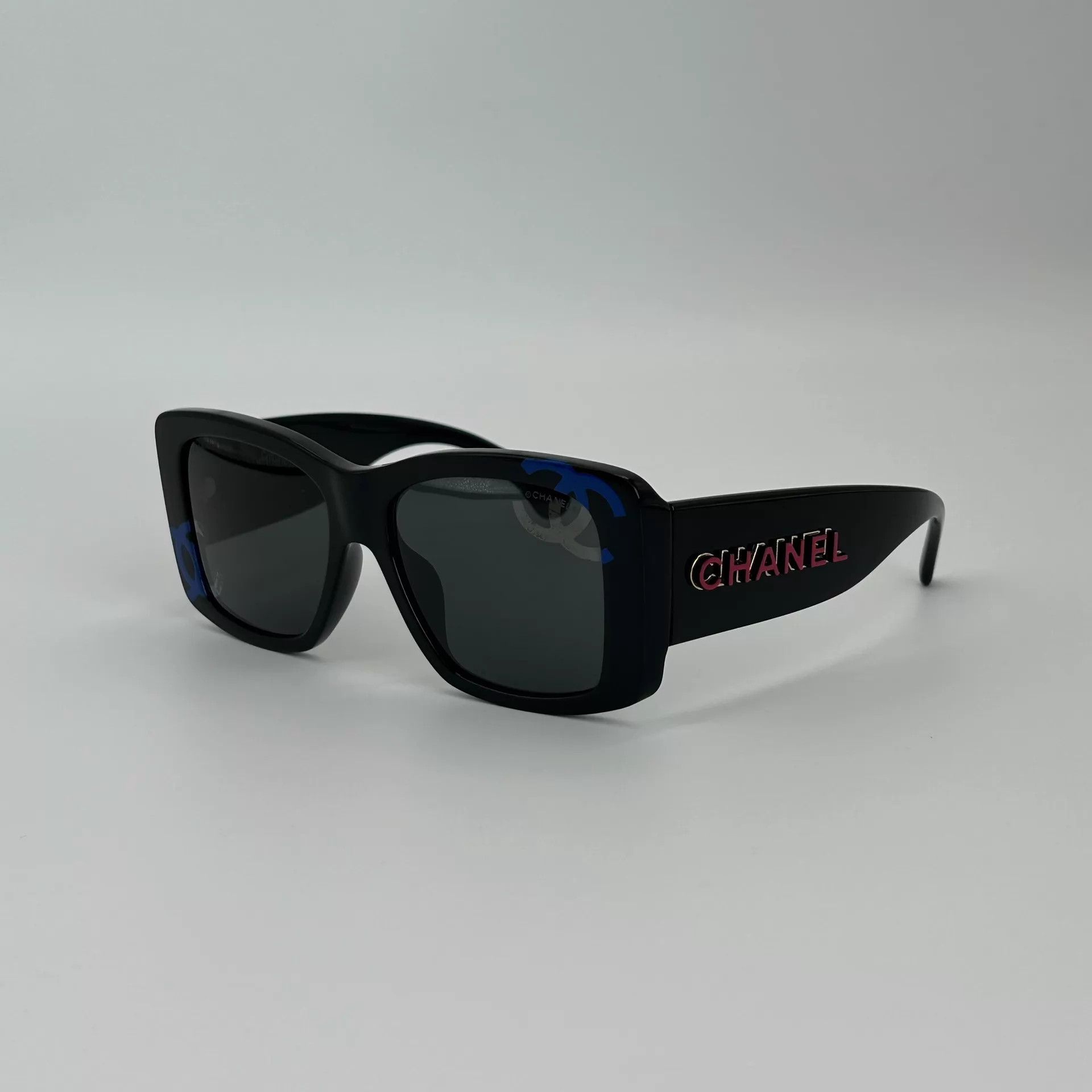 Chanel Chanel Cambon CC Logo Wide Frame Sunglasses Size ONE SIZE - 1 Thumbnail