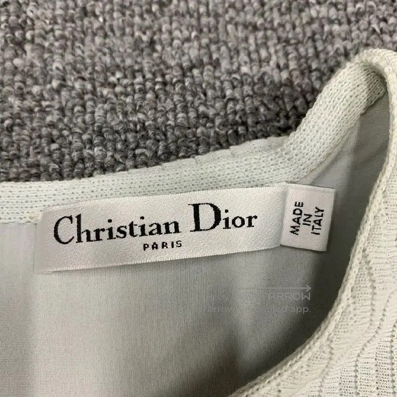 Dior Dior White Cotton Women's Dress Size S . Size S / US 4 / IT 40 - 4 Thumbnail