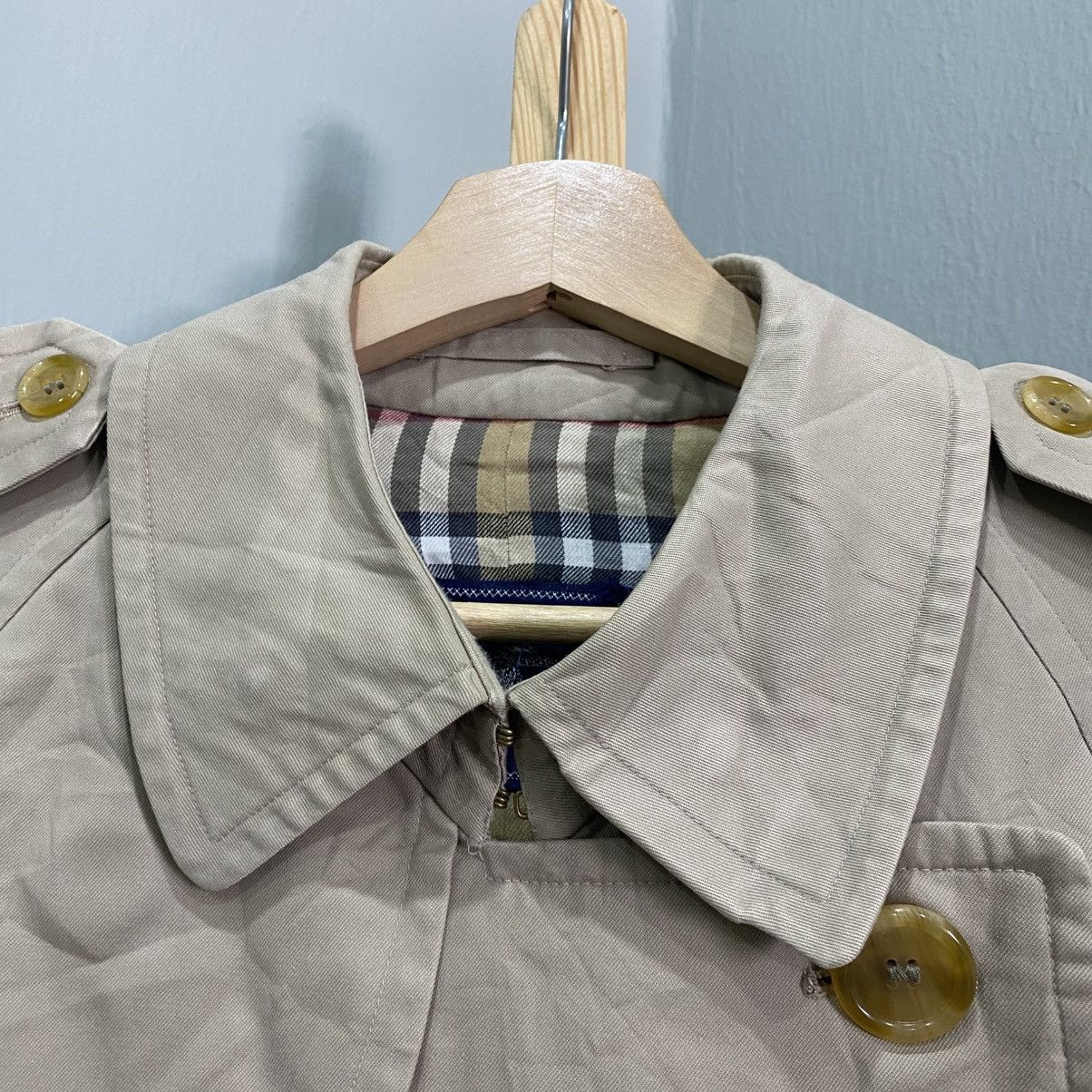 Burberry Vintage Burberrys Nova Check Double Breasted Trench Coat Size US M / EU 48-50 / 2 - 13 Thumbnail