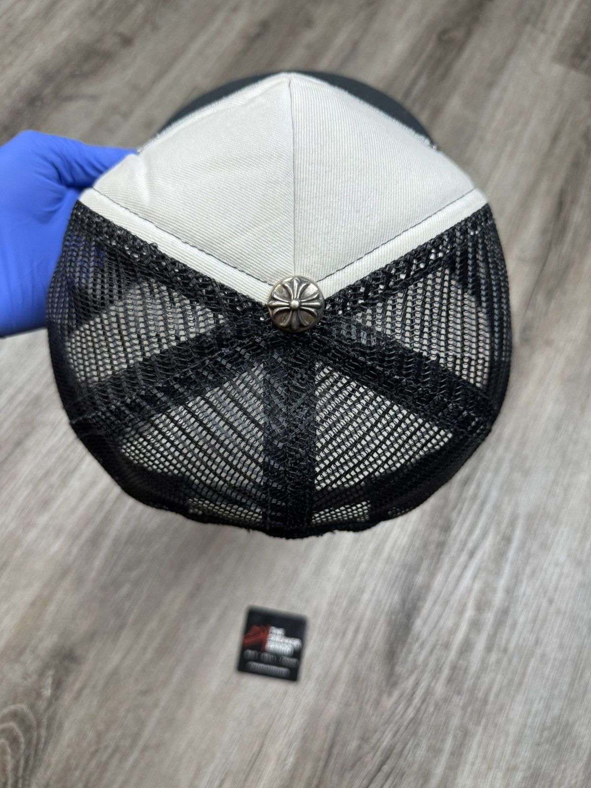 Chrome Hearts Chrome Hearts F*CK Hollywood Trucker Hat Black/White Size ONE SIZE - 4 Thumbnail