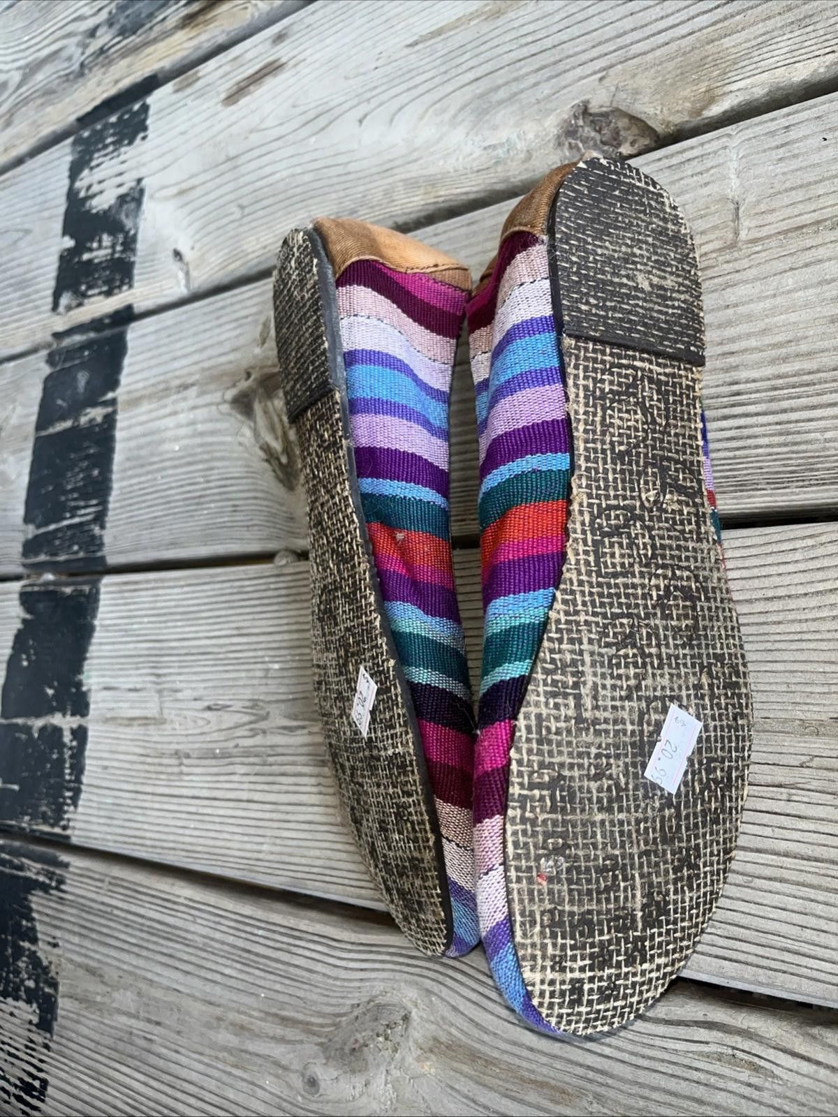 REEF Reef Rainbow Stripe Ballet Flats Cloth Shoes Multicolor 8 Size US 8 / IT 38 - 7 Thumbnail