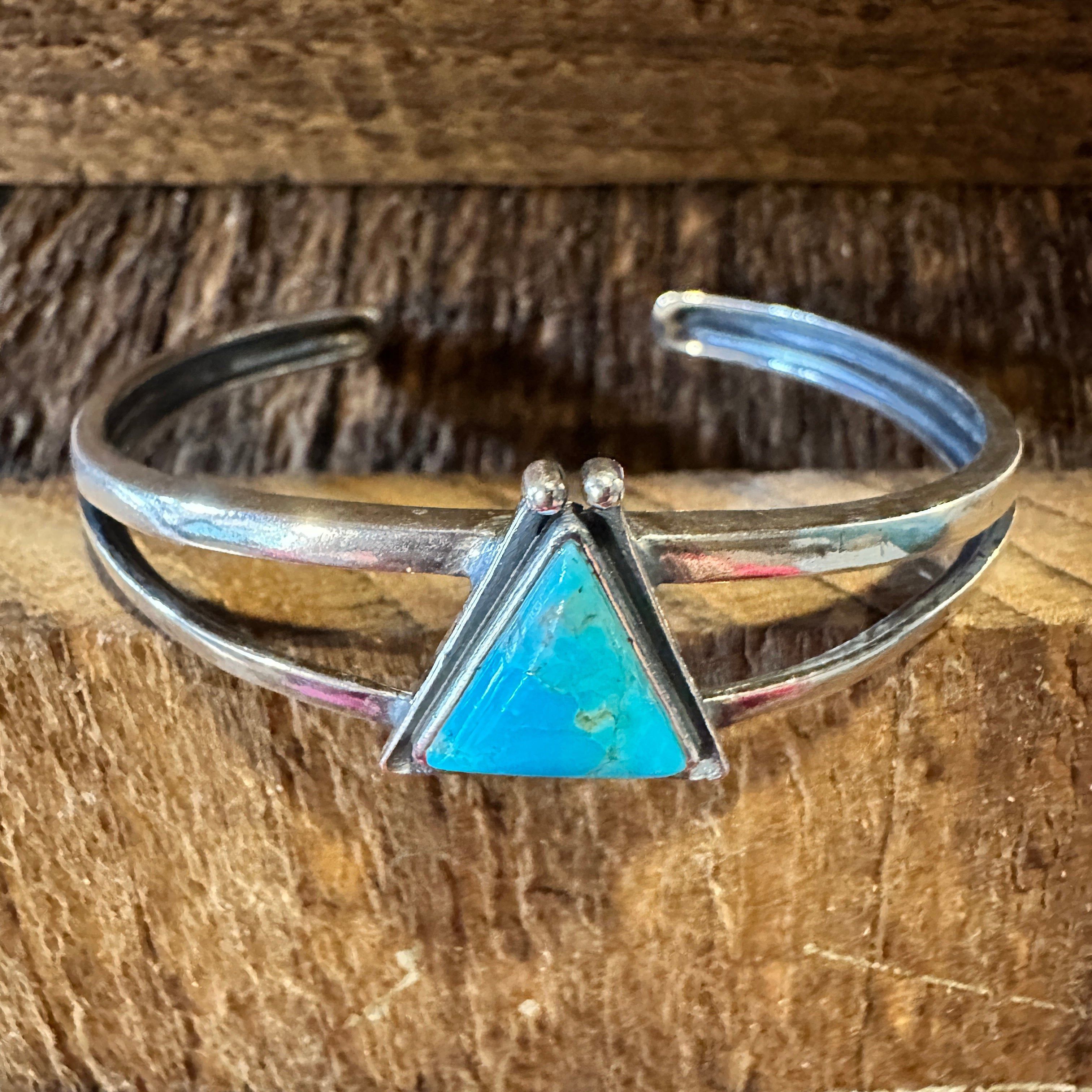 Other Native American Hanale Cuff Bracelet with Turquoise - Authen Size ONE SIZE - 6 Thumbnail