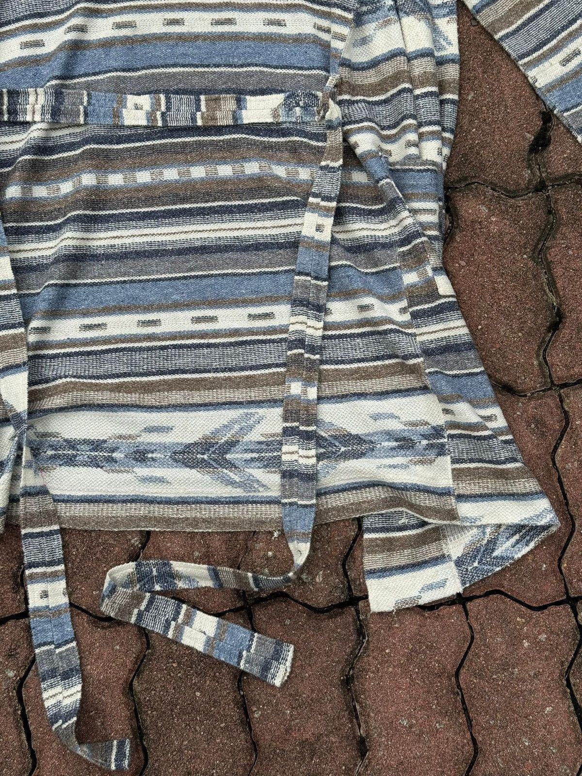 If Six Was Nine × Japanese Brand × Native NATURAL VINTAGE GOA Native Blanket Long Cardigan Size US M / EU 48-50 / 2 - 11 Thumbnail