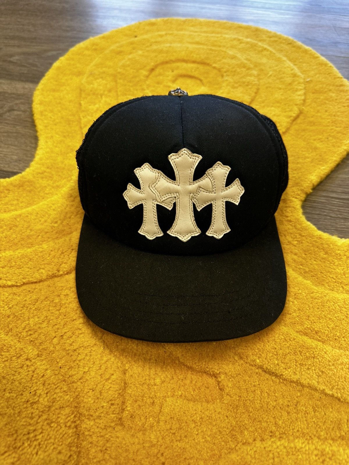 Chrome Hearts (Size L) Chrome Hearts Cross Patch Chum Bucket Hat 