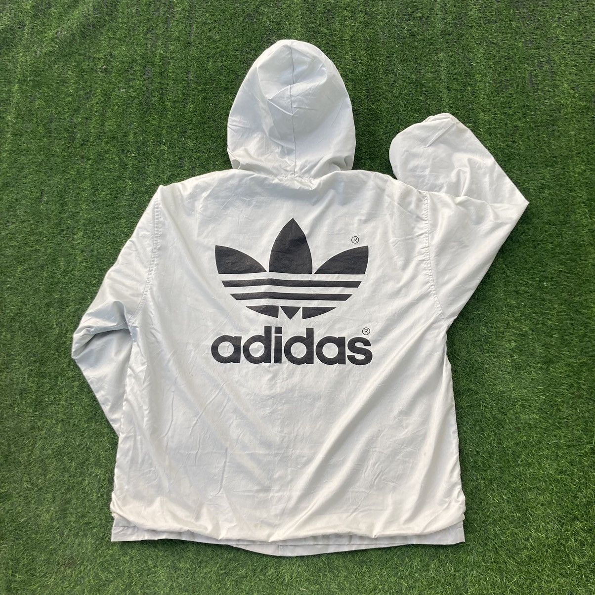 VINTAGE ADIDAS TREFOIL BIG LOGO COACH JACKET