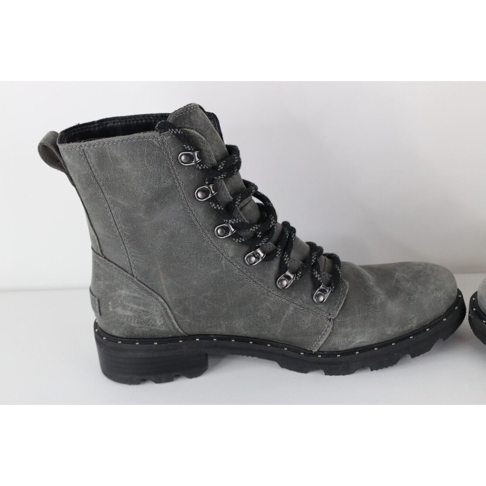 SOREL Sorel Waterproof Leather Lenox Lace Winter Combat Boots Size US 11 / IT 41 - 8 Thumbnail