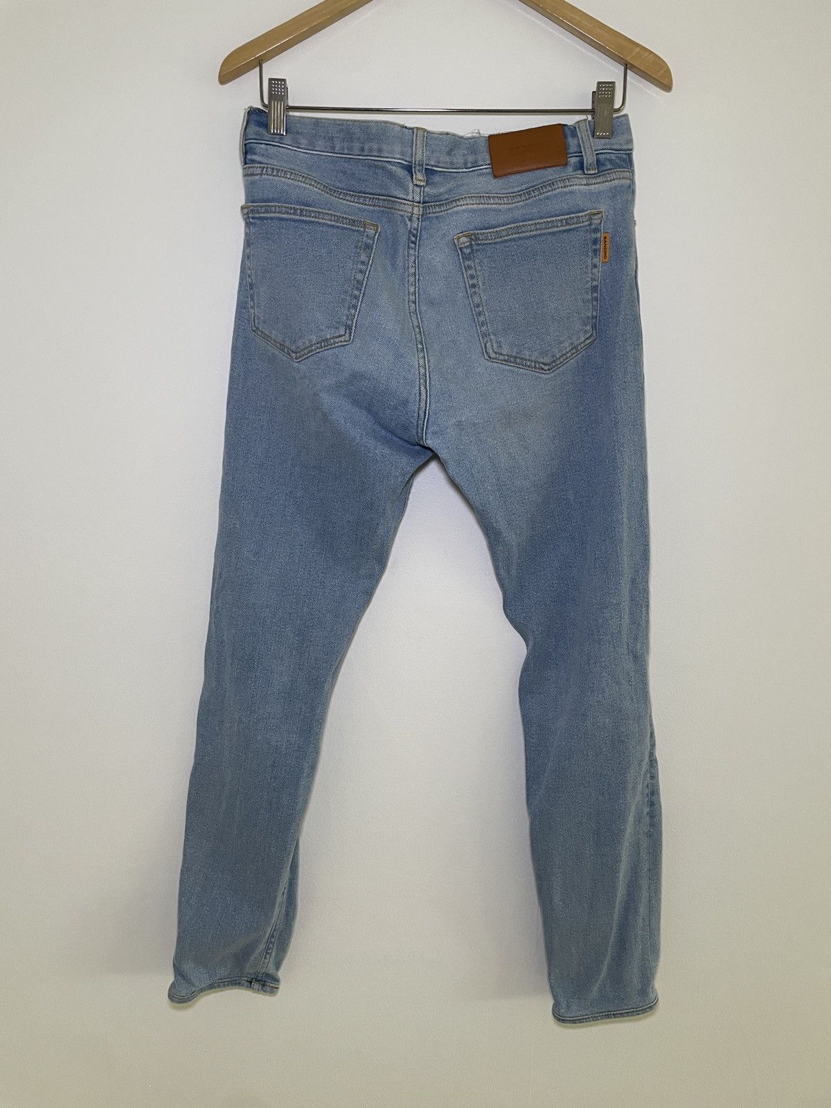 Sandro Sandro Light Blue Washed Jeans Size US 28 / EU 44 - 6 Thumbnail