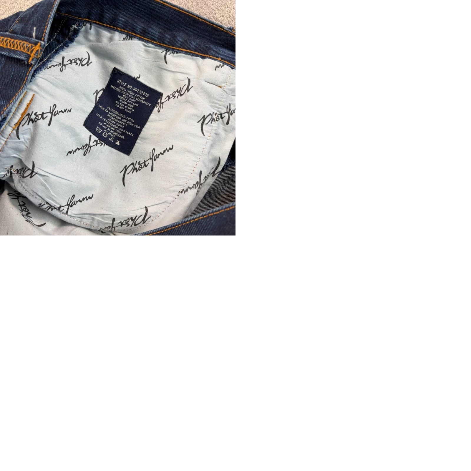Phat Farm VINTAGE Phat Farm Denim Baggy Hip Hop Jacket 3XL Jeans 38x33 Set Size US 39 - 11 Thumbnail