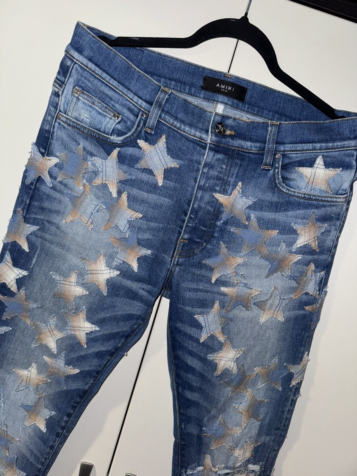 Amiri AMIRI “CHEMIST” MONOGRAM STAR JEANS Size US 33 - 3 Thumbnail