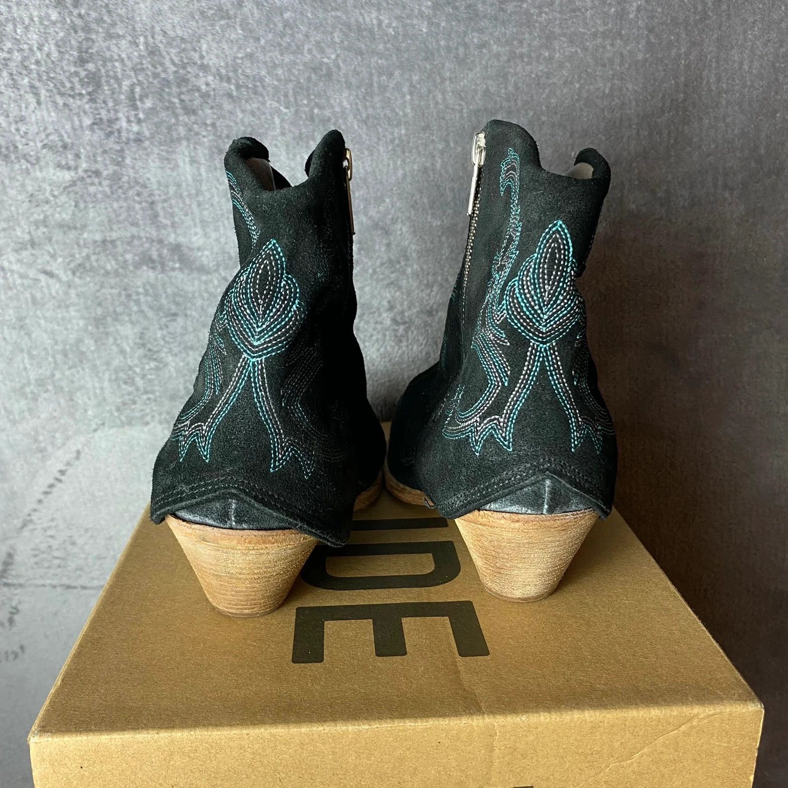 Designer × LIEBESKIND BERLIN Liebeskind Berlin Cowboy boots heels black Size US 7 / IT 37 - 3 Thumbnail