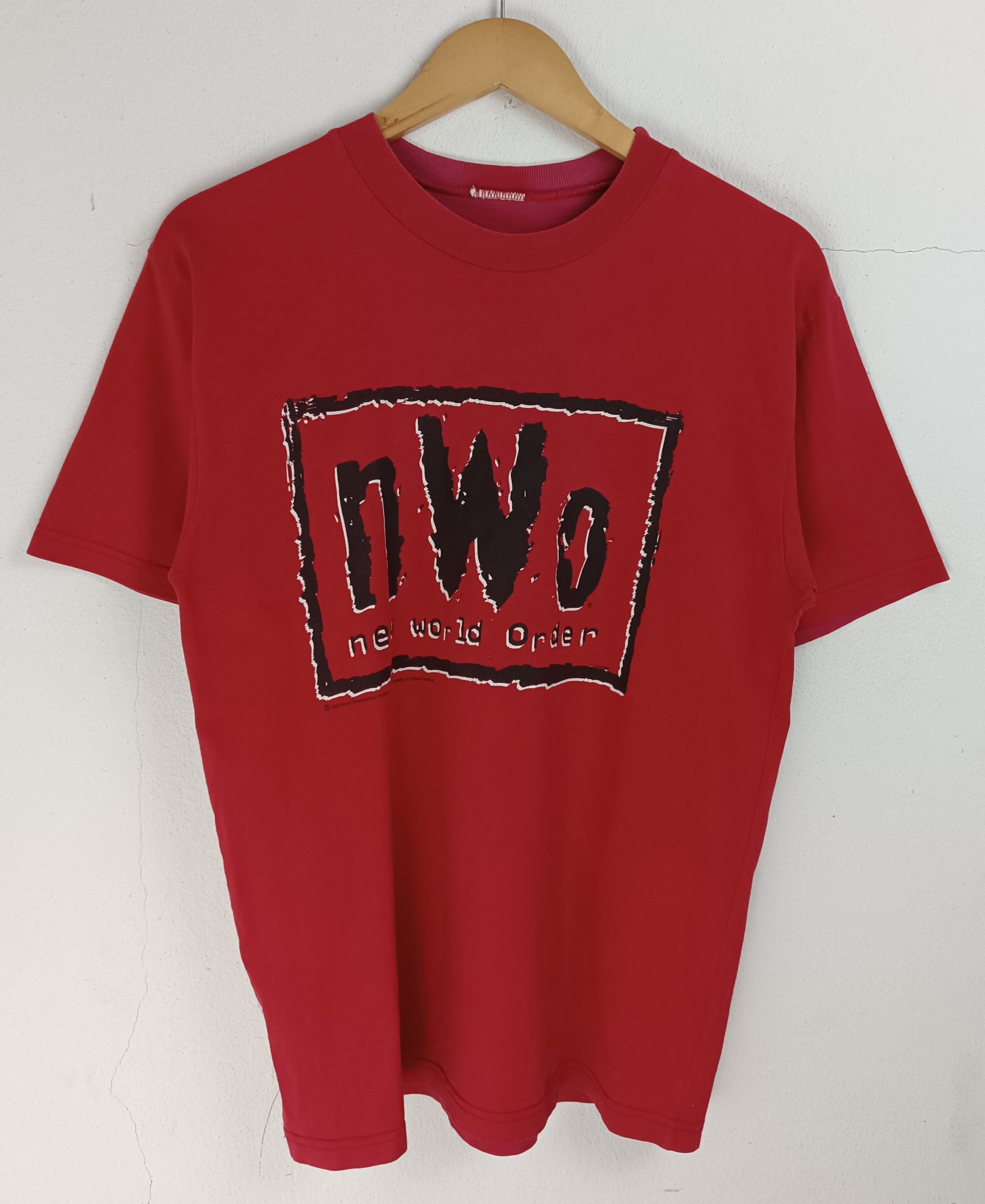Vintage VINTAGE 90'S N.W.O NEW WORLD ORDER HOGAN NASH VERY RARE TEE Size US S / EU 44-46 / 1 - 3 Thumbnail