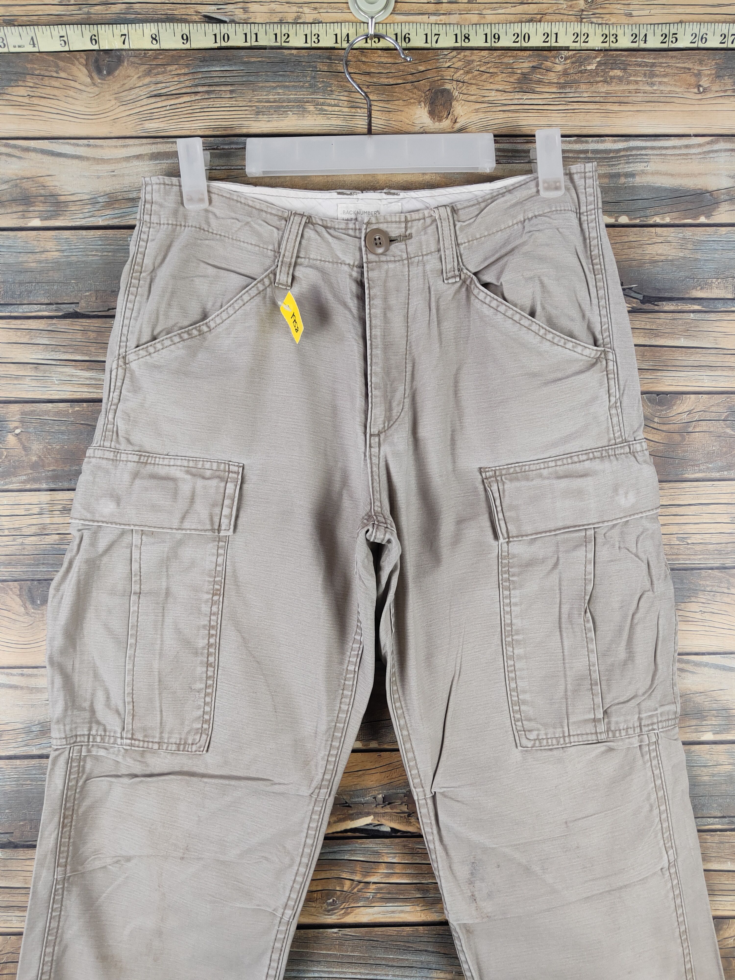 Japanese Brand DL Back Number Gray Multipocket Tactical Cargo Pants #1958 Size US 29 - 2 Thumbnail