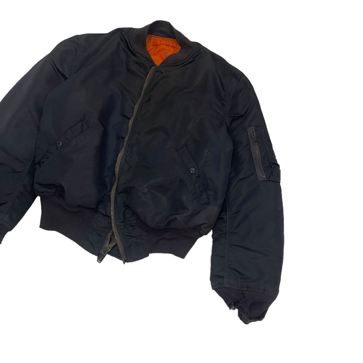 Alpha Industries Vintage Alpha Industries MA-1 Bomber Jacket Size US L / EU 52-54 / 3 - 5 Thumbnail