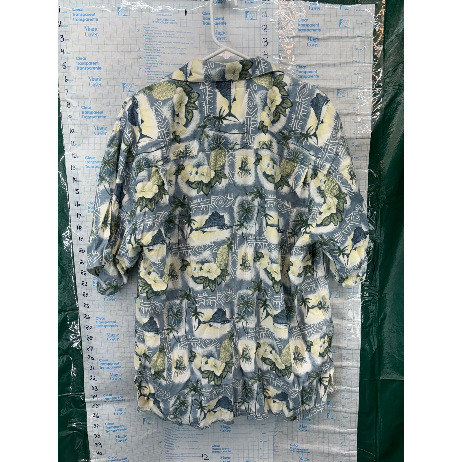 & Other Stories Summa Mens XL Button Up Hawaiian Shirt Marlin Island Floral Size US XL / EU 56 / 4 - 4 Thumbnail