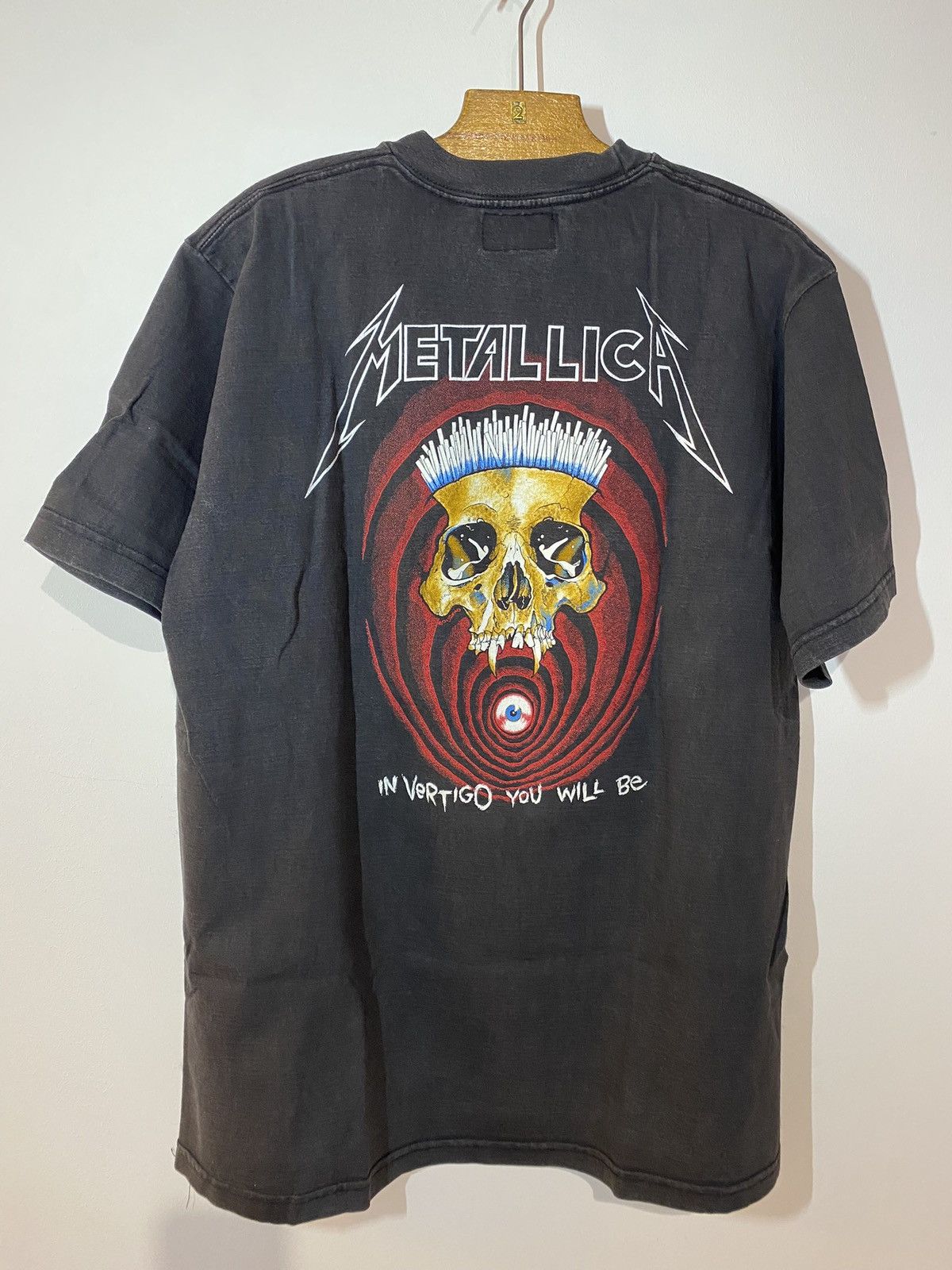 Band Tees × Vintage Vintage Metallica pushead 80s shortest straw shirt Size US L / EU 52-54 / 3 - 1 Thumbnail