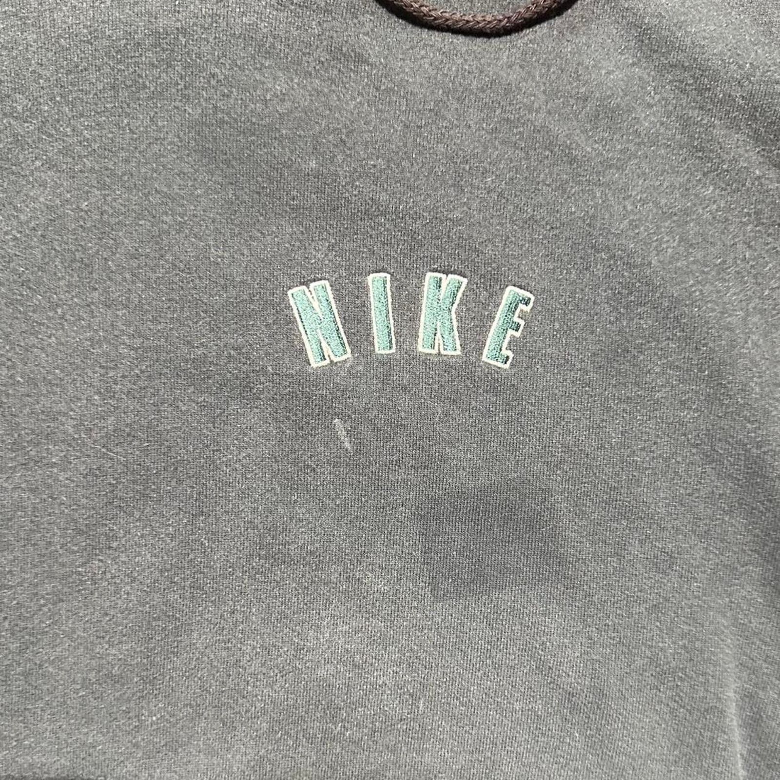 Nike Vintage 90s Nike Embroidered Spell Out Hoodie Sweatshirt Size US M / EU 48-50 / 2 - 3 Thumbnail