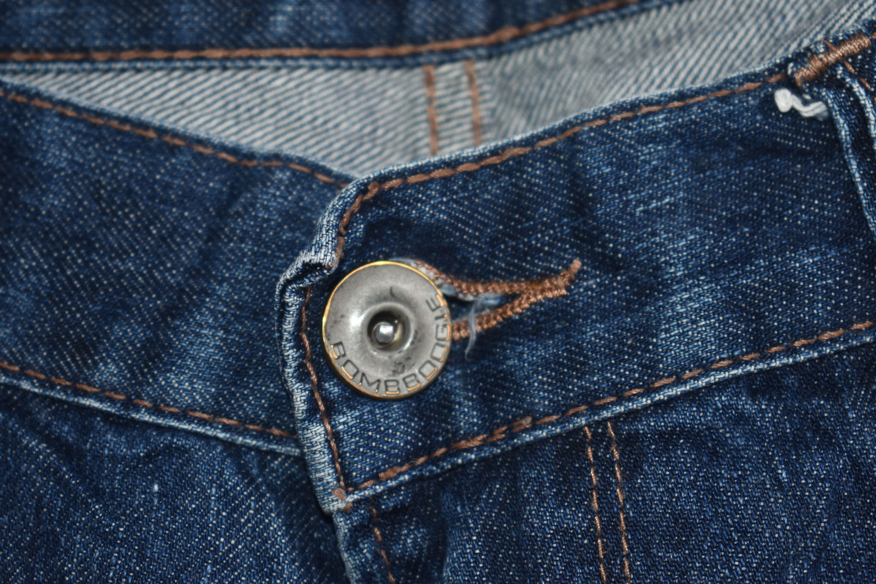 Japanese Brand × Jean Bomb Boogie Japanese Distress Jeans W33 Size US 33 - 4 Thumbnail