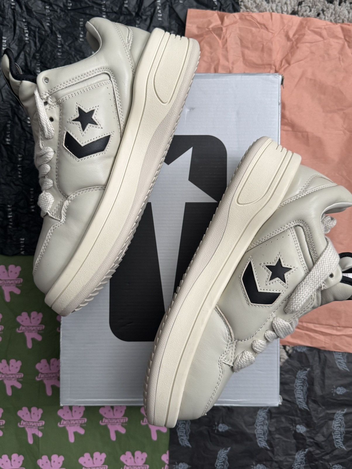 Rick Owens Drkshdw CONVERSE X DRKSHDW TURBOWPN OX Size US 10.5 / EU 43-44 - 4 Thumbnail