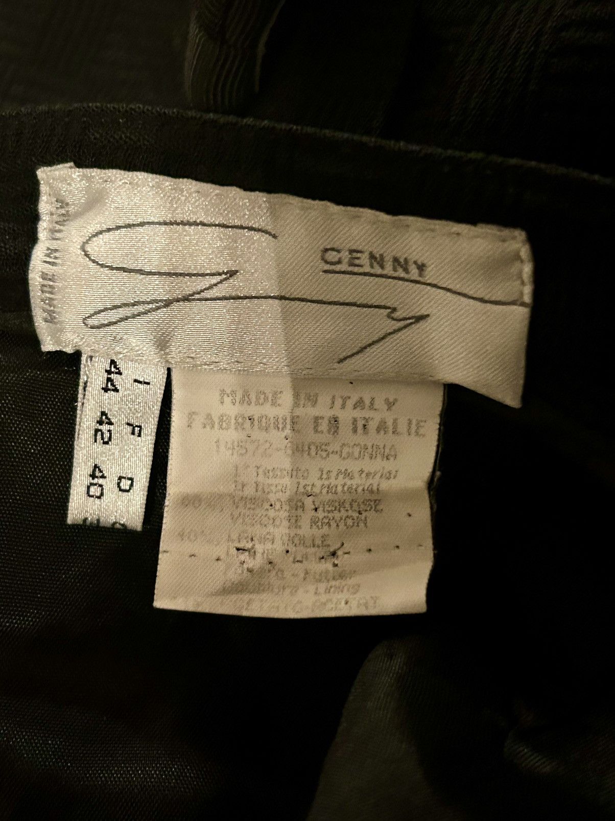Vintage Genny Vintage black suit Size M / US 6-8 / IT 42-44 - 8 Thumbnail